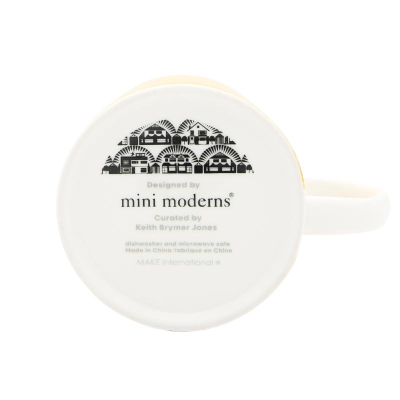 Yellow Kitchenalia Mug des. Mini Moderns and Keith Brymer Jones