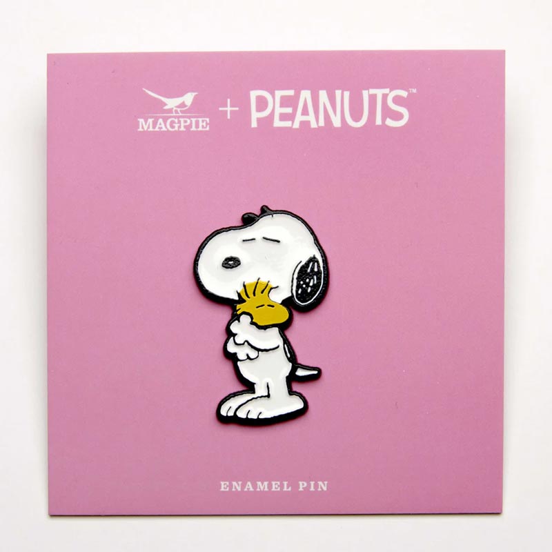 Peanuts Pin Badge - Hugs, Magpie x Peanuts