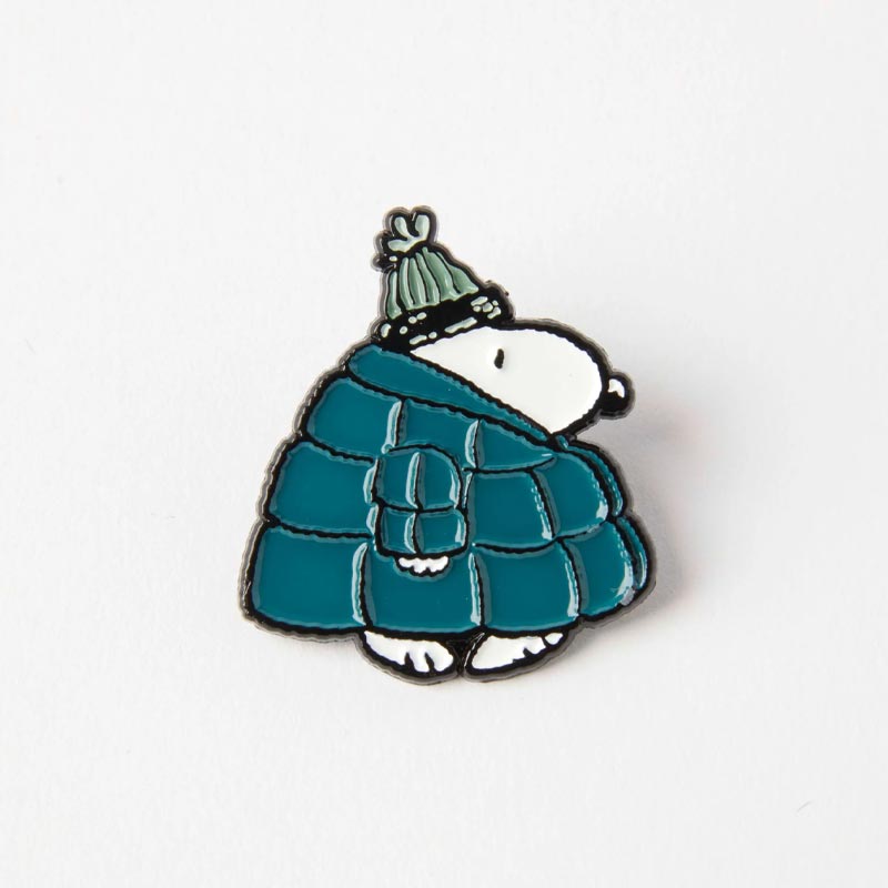 Peanuts Pin Badge - Snoopy Puffa, Magpie x Peanuts