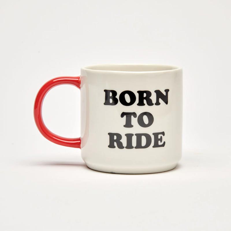 Snoopy Mug, 'Born to ride', Magpie x Peanuts
