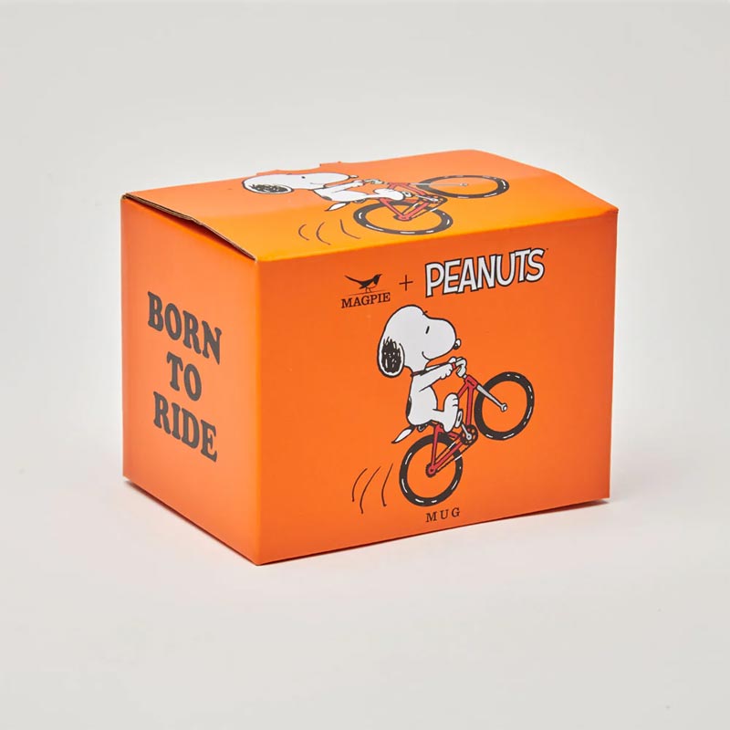 Snoopy Mug, 'Born to ride', Magpie x Peanuts