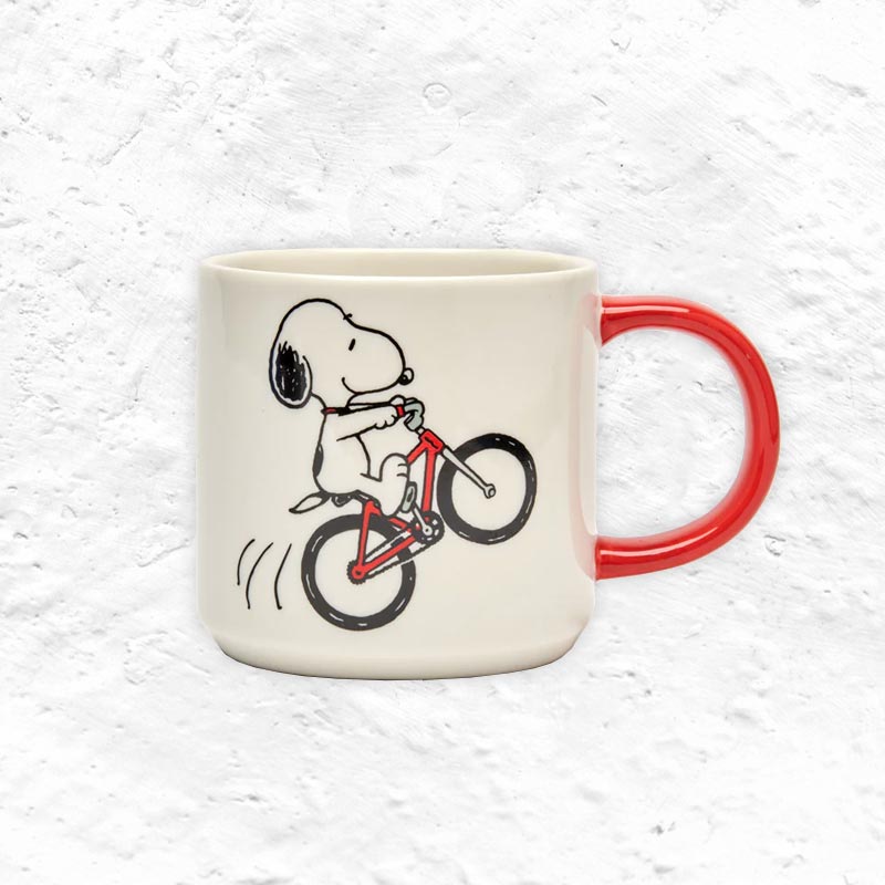 Snoopy Mug, 'Born to ride', Magpie x Peanuts