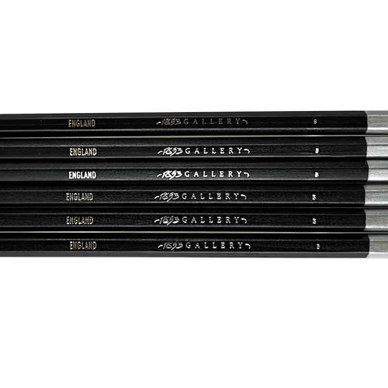 Set of 6 Salts Mill 1853 Gallery Logo Pencils