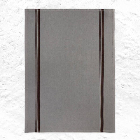 Piano Grey Linen Tea towel by Charvet Editions