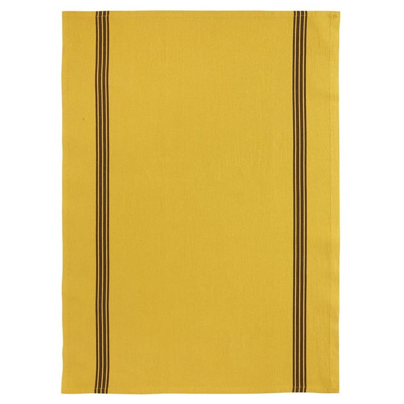 Piano 'Curry' Cotton & Linen Tea Towel, by Charvet Editions