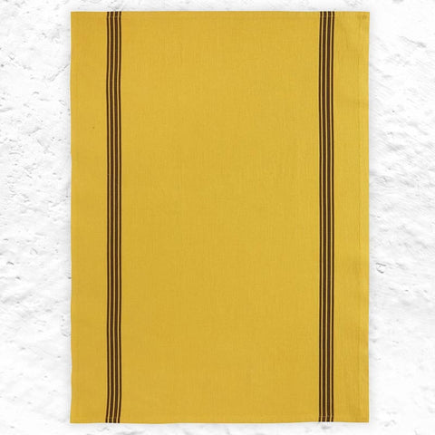 Piano 'Curry' Cotton & Linen Tea Towel, by Charvet Editions