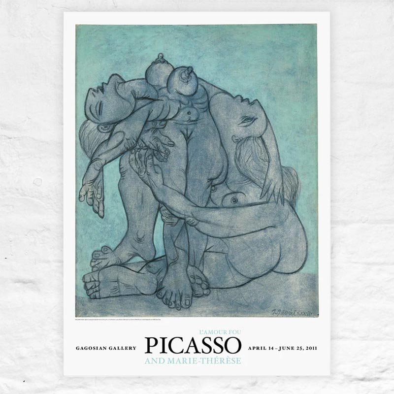 Picasso and Marie-Thérèse: L’Amour Fou poster ( Deux Femmes Enlacées)