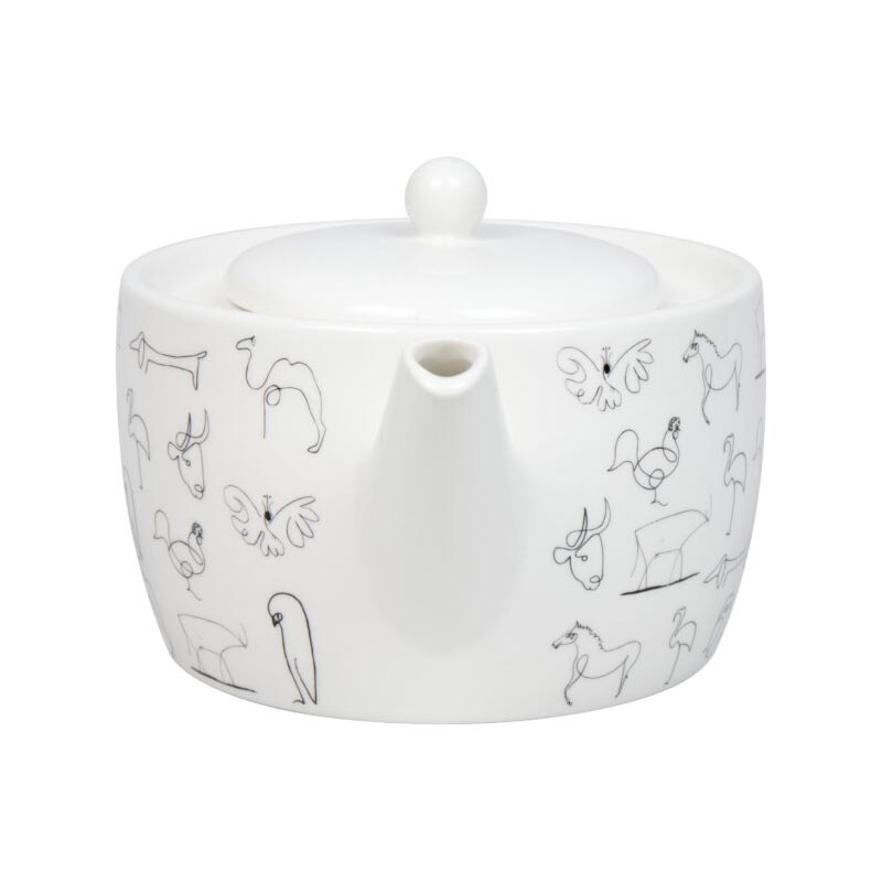 Pablo Picasso Animals Bone China Teapot by Könitz