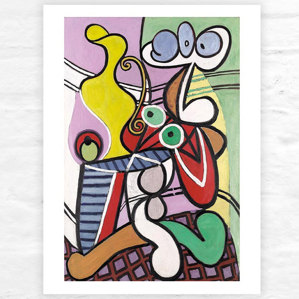 Large Still Life on Pedestal, 1931 print by Pablo Picasso