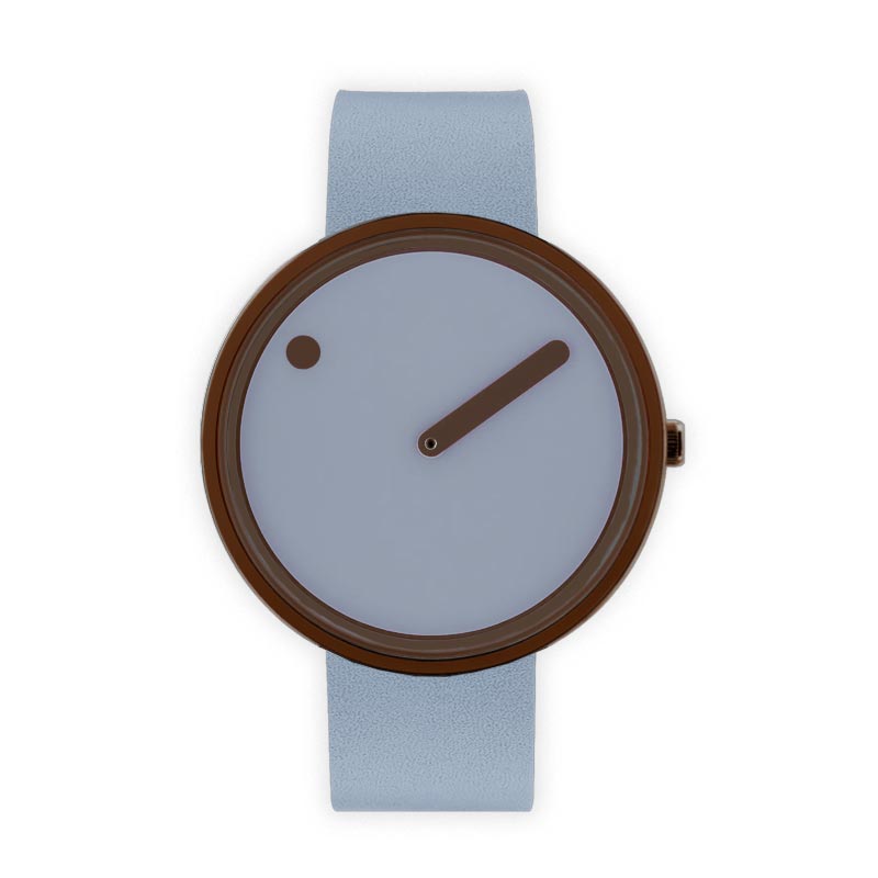 Picto Watch - Arctic Mist Dial with Arctic Mist Leather Strap