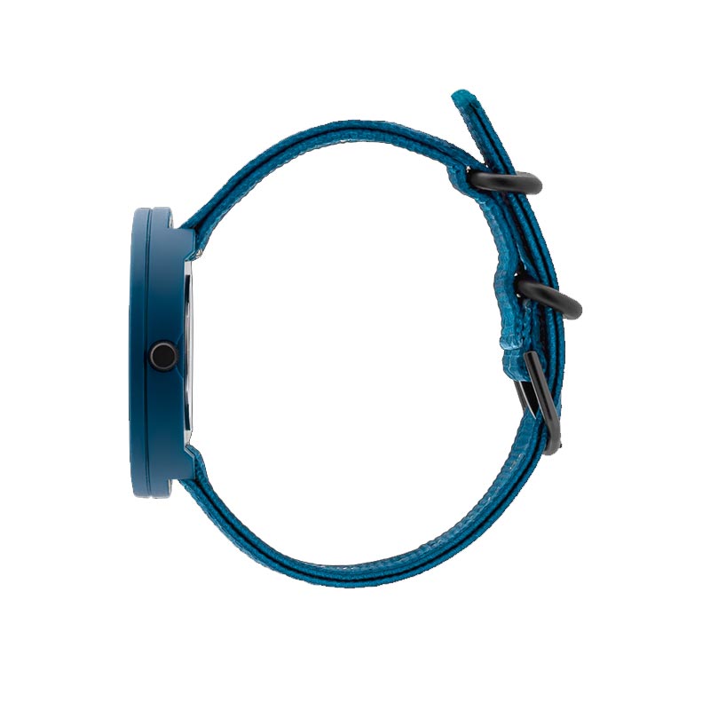 PICTO Ocean Ghost Watch - paradise green dial with deep blue recycled fishing net strap