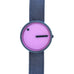 Picto Ocean Ghost watch - pink reef dial with thunder grey recycled fishing net strap