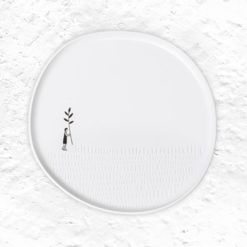 Picture Story 'Meadow' Plate - 15cm - by Räder