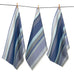 Pierre Bleu  Cotton and Linen Tea Towel by Tissage de Luz