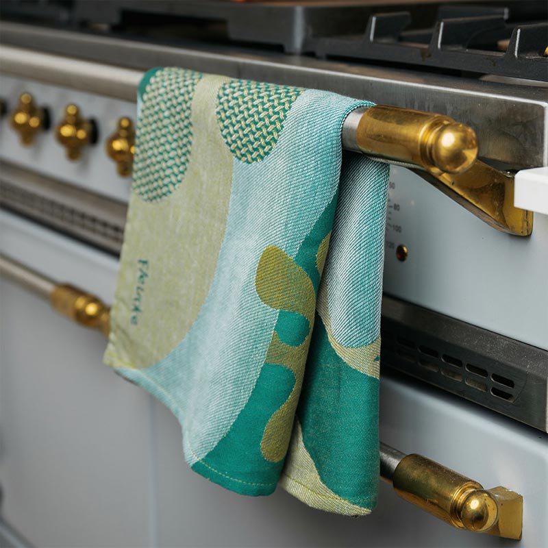 Pine Forest Tea Towel, by Tissage Moutet