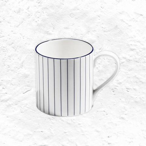Pinstripe Mug - Cobalt - by Richard Brendon