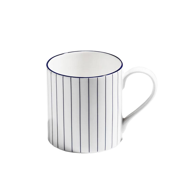 Pinstripe Mug - Cobalt - by Richard Brendon