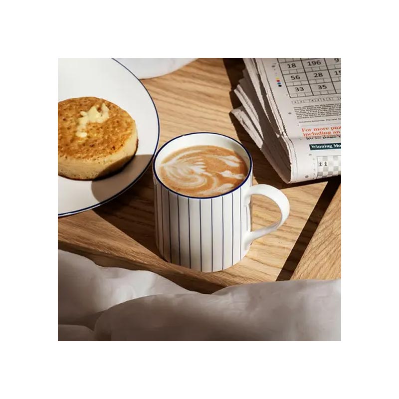 Pinstripe Mug - Cobalt - by Richard Brendon
