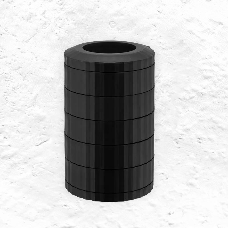 Plisse Coffee Capsule Holder - Black - des. Michele de Lucchi for Alessi