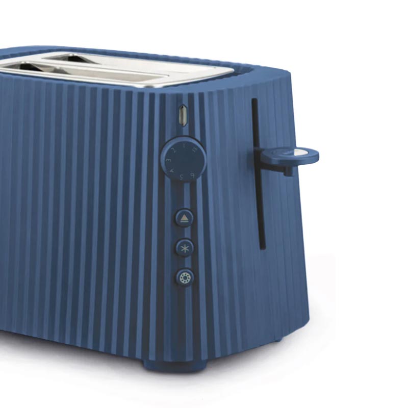 Plissé Toaster - Blue - des. Michele de Lucchi for Alessi