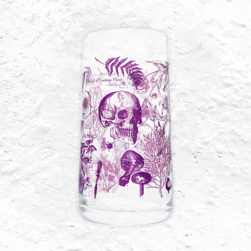 Poisonous Plants Tumbler Drinking Glass by Cognitive Surplus