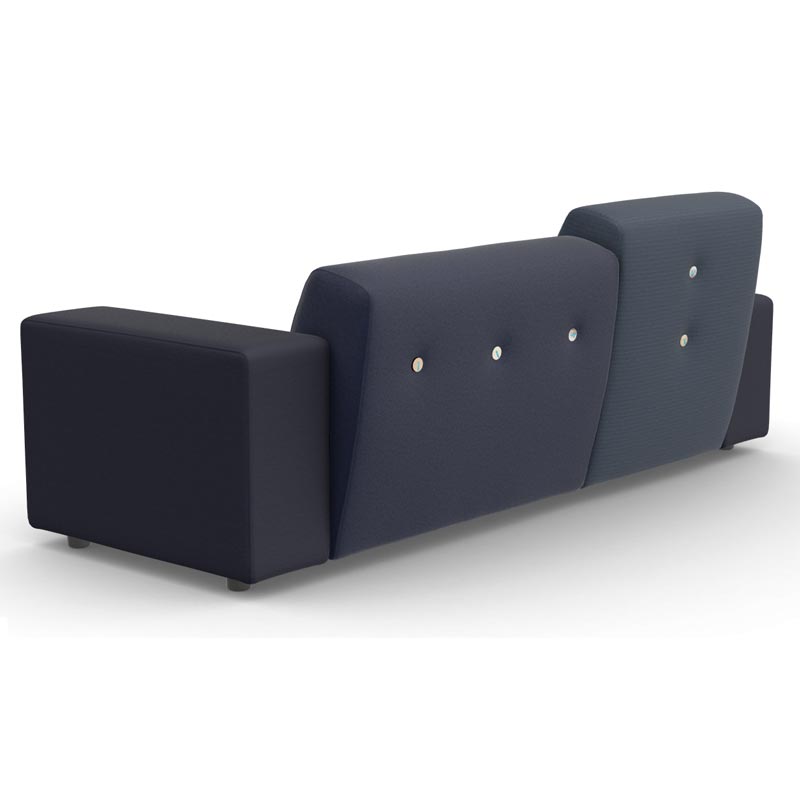 Polder Compact Sofa - Antarctic Blues - des. Hella Jongerius, 2005/2015, made by Vitra