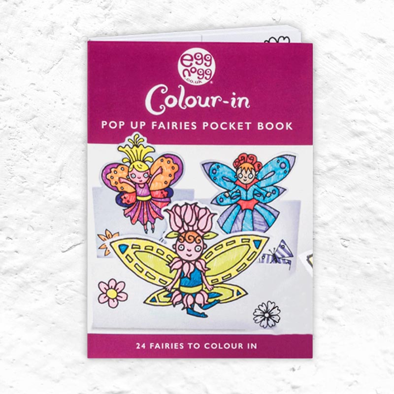 Pop Up Fairies Pocket Book - 24 cards to colour in