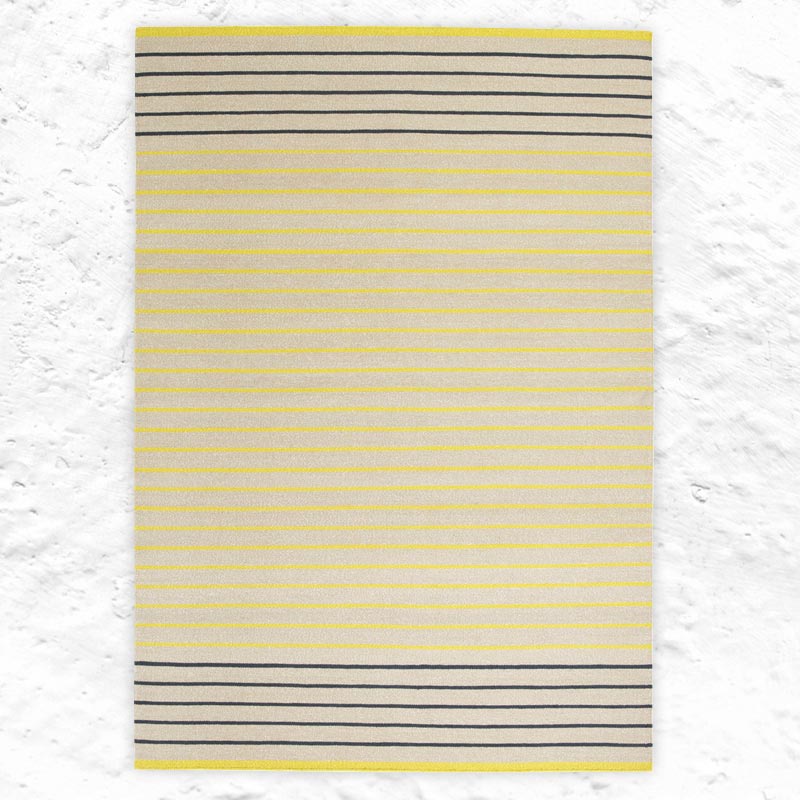 Poppy Rug - Yellow / Beige - 170 x 240cm - des. Lisbet Friis for Fabula Living