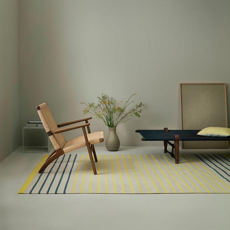 Poppy Rug - Yellow / Beige - 170 x 240cm - des. Lisbet Friis for Fabula Living