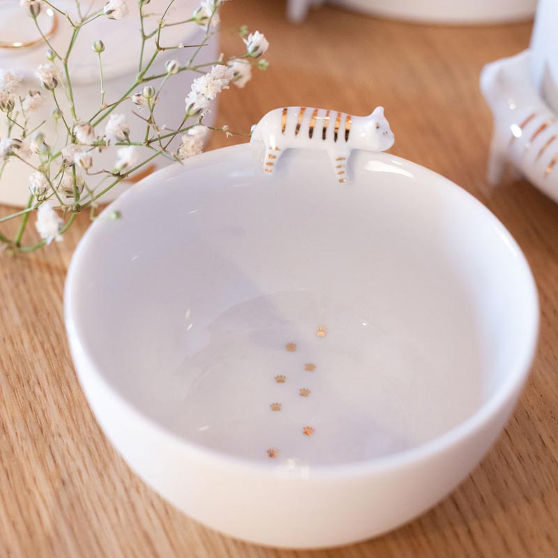Porcelain Tales Bowl - Cat - By Räder