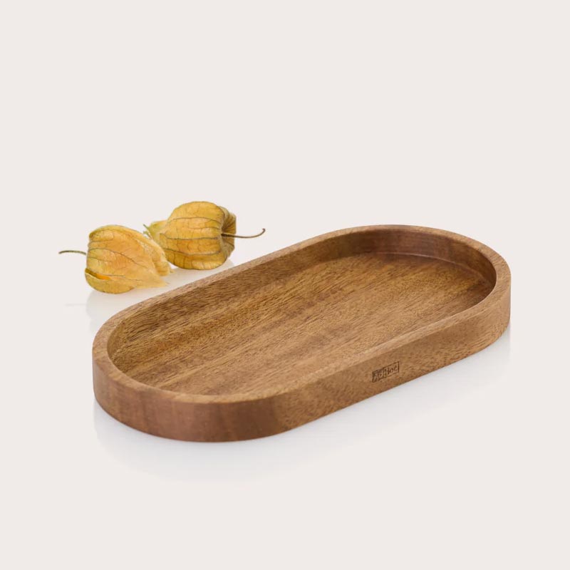 Posto acacia mill tray - small - des. Roland Kreiter for AdHoc