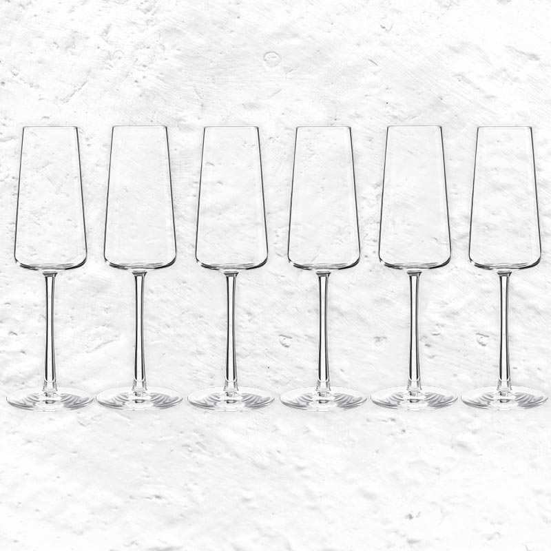 Power Champagne Glasses - 6pc - by Stölzle Lausitz