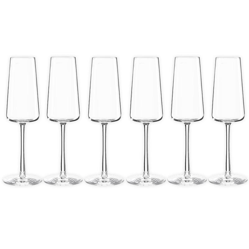 Power Champagne Glasses - 6pc - by Stölzle Lausitz