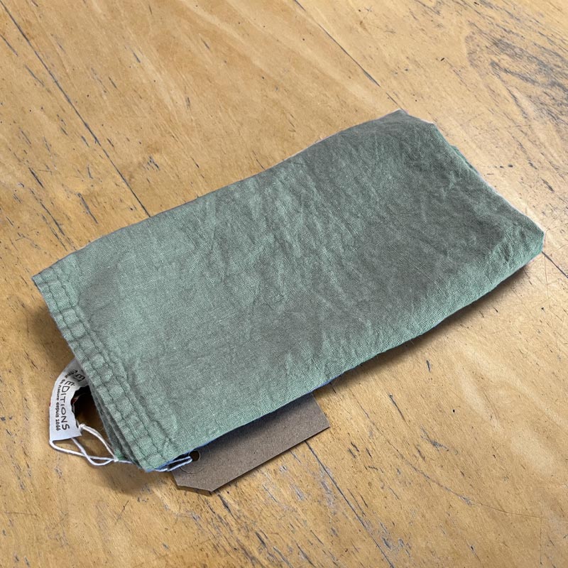 Primo 100% Linen Napkin - Vert de Gris - by Charvet Editions