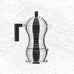 Pulcina Coffee maker - 3 cup, black - des. Michele de Lucchi (made by Alessi)