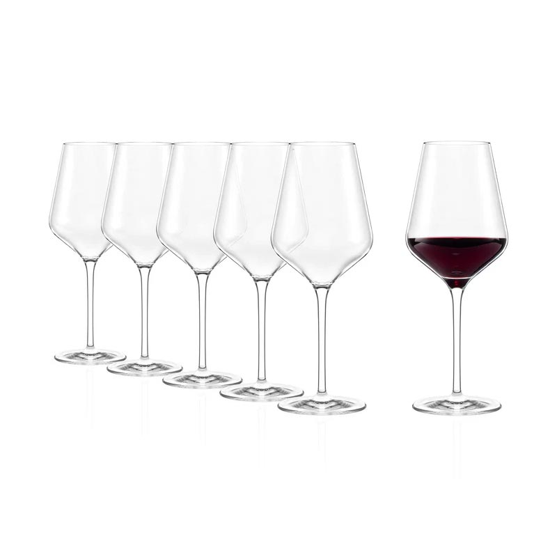 Quatrophil Red Wine Glasses - 6pc - by Stölzle Lausitz