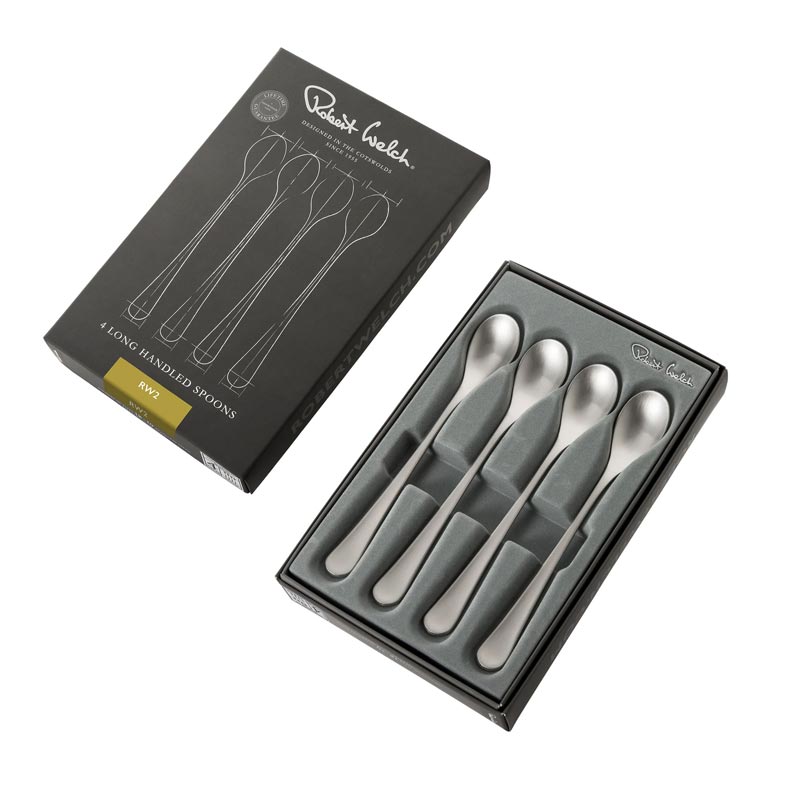 RW2 Long Handled Latte Spoons - Set of 4 - by Robert Welch