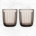 Set of 2 Raami tumblers - 26cl, linen - des. Jasper Morrison for Iitala