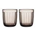 Set of 2 Raami tumblers - 26cl, linen - des. Jasper Morrison for Iitala