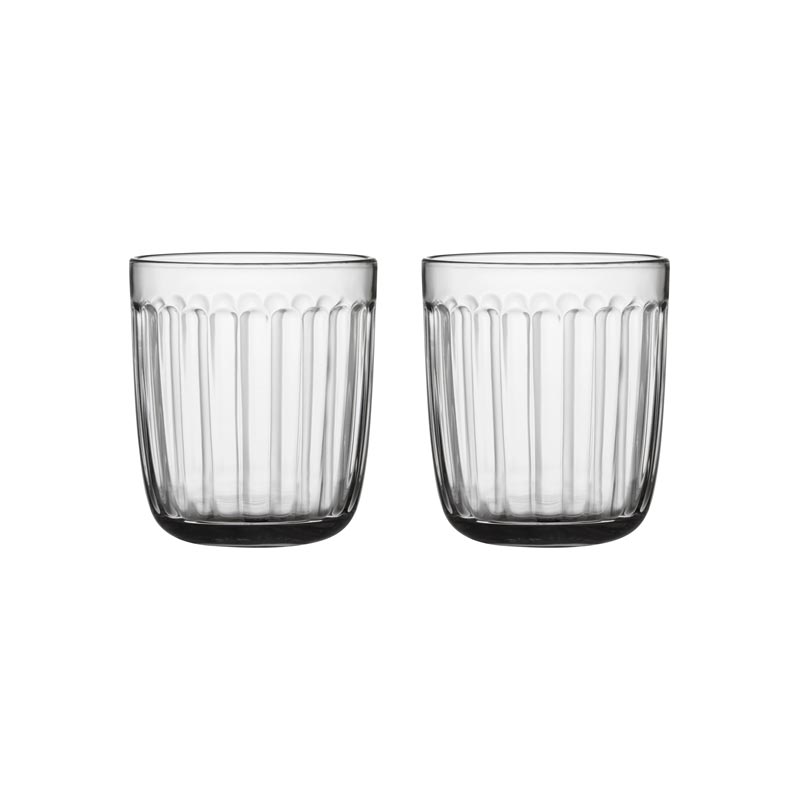Set of 2 Raami Tumblers - 26cl, clear - des. Jasper Morrison for Iittala