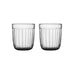 Set of 2 Raami Tumblers - 26cl, clear - des. Jasper Morrison for Iittala