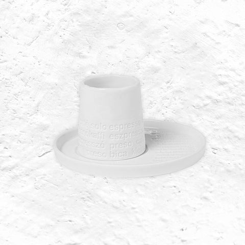 Breakfast Collection Porcelain Espresso Cup & Saucer by Räder