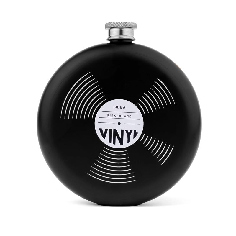 Record Hip Flask by Kikkerland