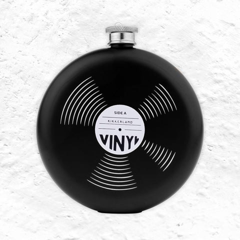 Record Hip Flask by Kikkerland
