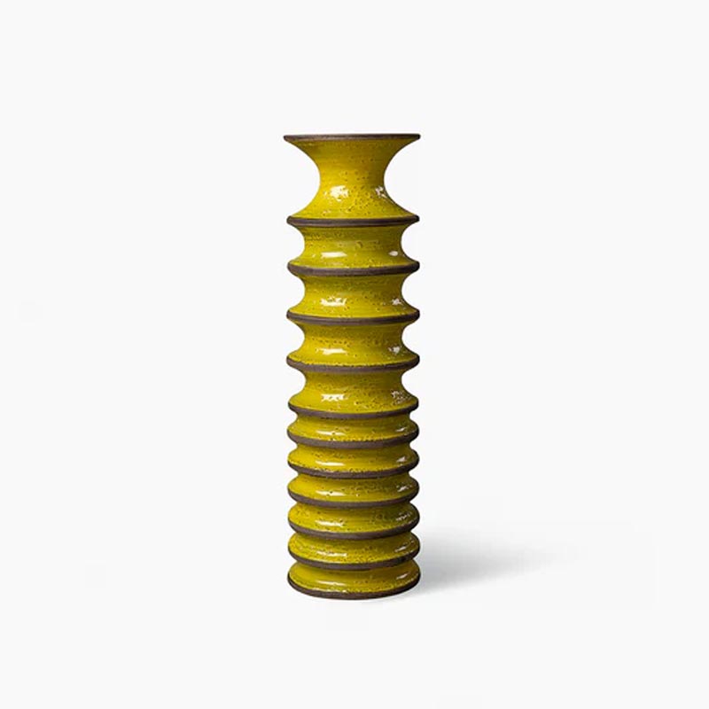 Revolver Vase 01 - Yellow - des. Christoph Radl for Bitossi, 2019