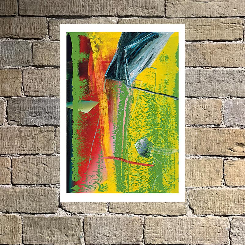 Abstract Image, 1982, Work 503 by print by Gerhard Richter - hand numbered edition of 500