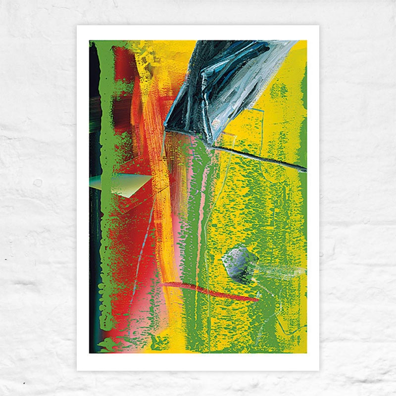 Abstract Image, 1982, Work 503 by print by Gerhard Richter - hand numbered edition of 500