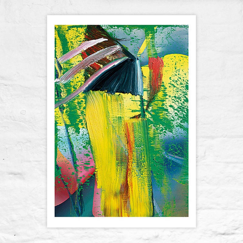 Abstract Image, 1983, Work 522-3 print by Gerhard Richter - hand numbered edition of 500