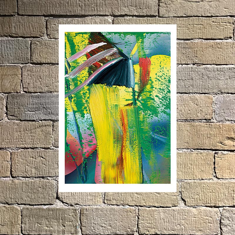 Abstract Image, 1983, Work 522-3 print by Gerhard Richter - hand numbered edition of 500