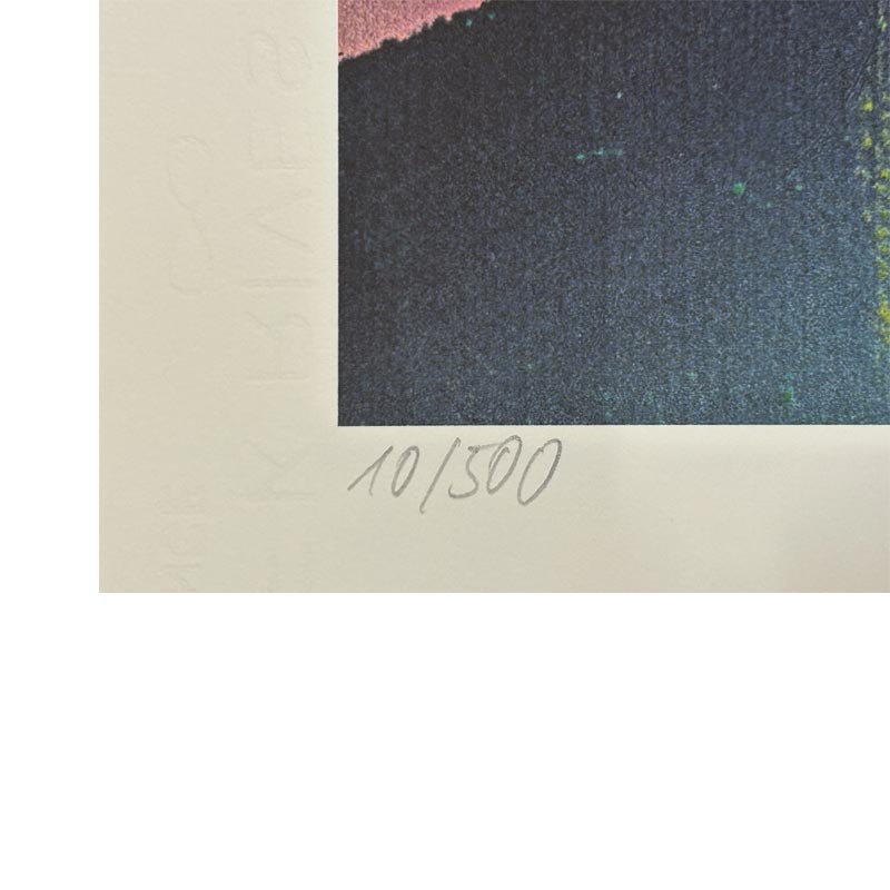 Abstract Image, 1983, Work 522-3 print by Gerhard Richter - hand numbered edition of 500